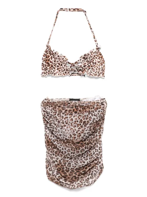 Monnalisa leopard-print bikini set