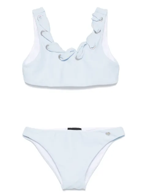 Monnalisa decorative-stitching bikini