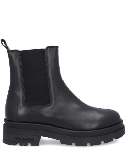 Trussardi chunky-platform chelsea boots