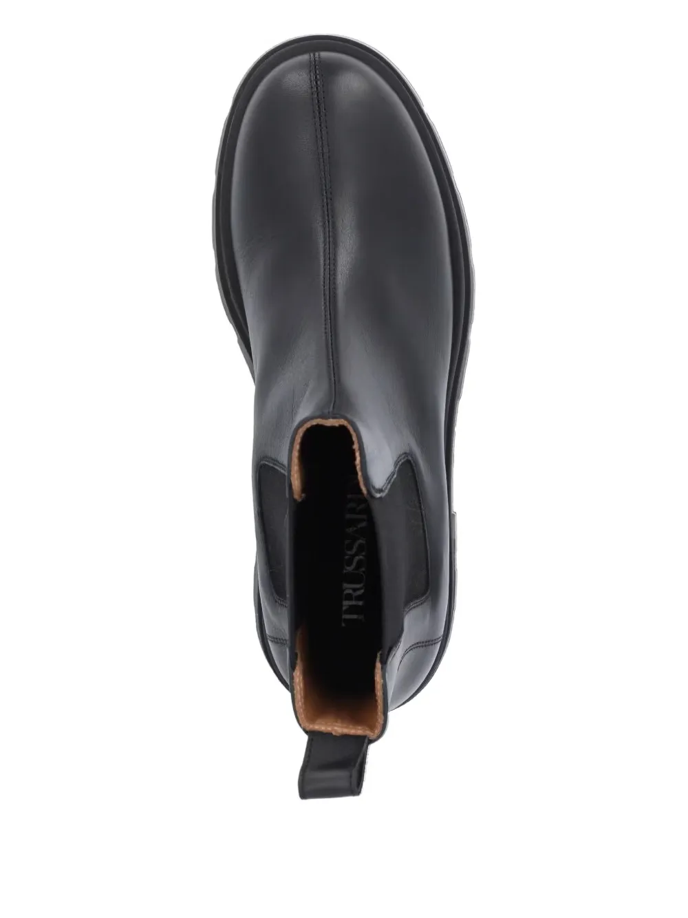Trussardi Chunky-platform Chelsea Boots In Black
