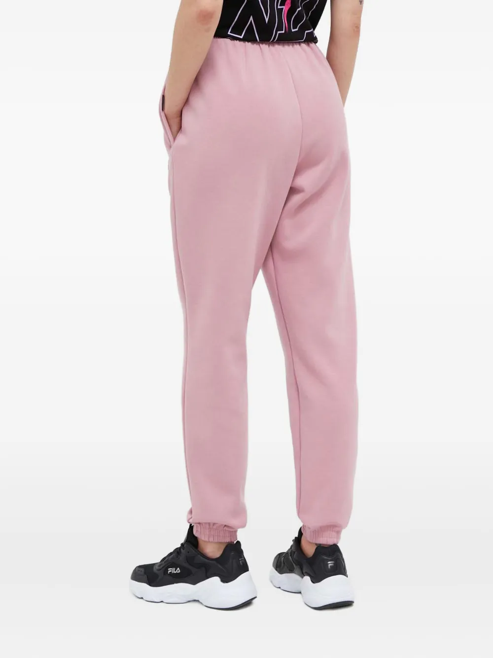 Under Armour Drawstring Logo Track Pants In Pink