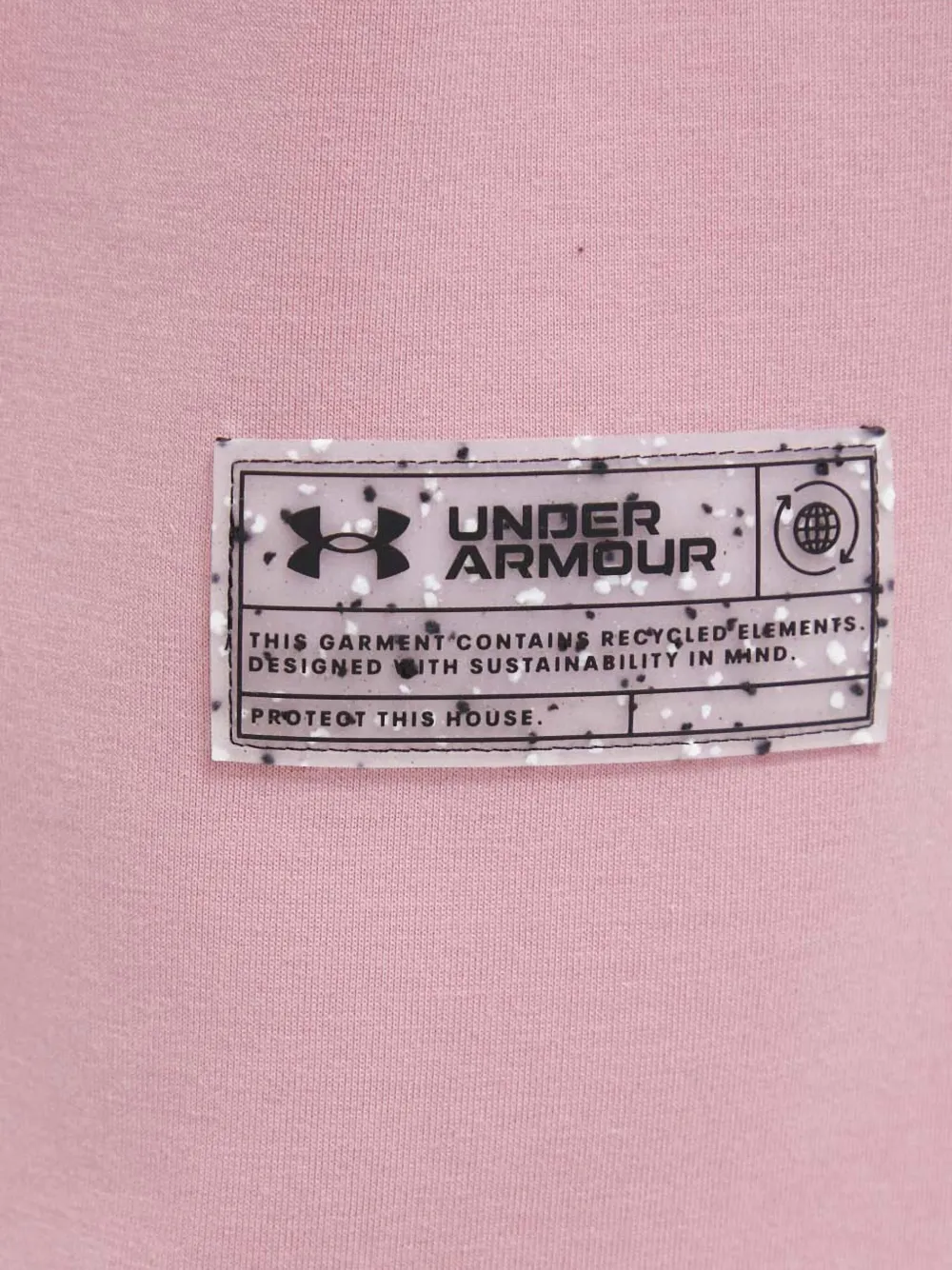 Under Armour Drawstring Logo Track Pants In Pink