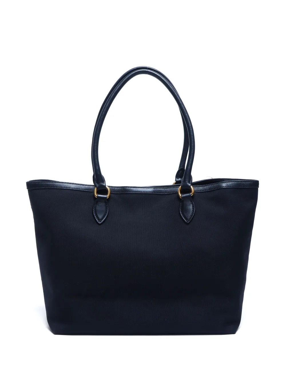 Prada Pre-Owned triangle-logo tote bag - Zwart
