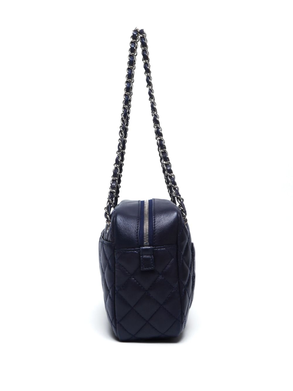 CHANEL 2008-2009 CC diamond-quilted shoulder bag Women