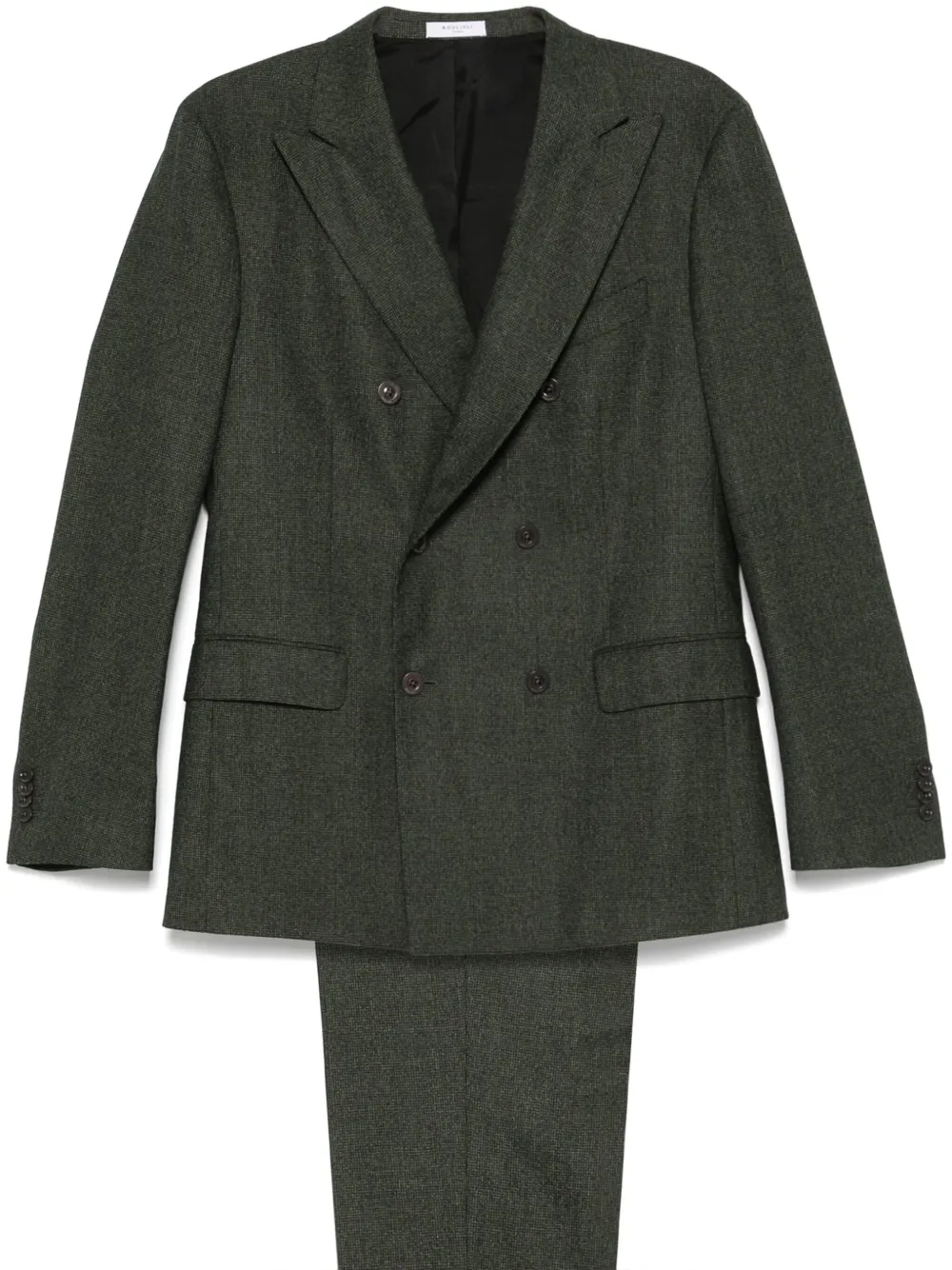 Boglioli virgin wool suit - Green