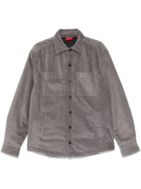 HUGO corduroy padded shirt