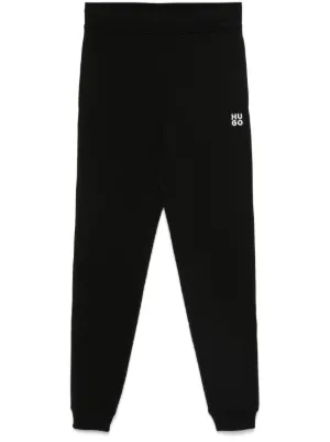 Balenciaga ストライプディテール トラックパンツ | ブラック