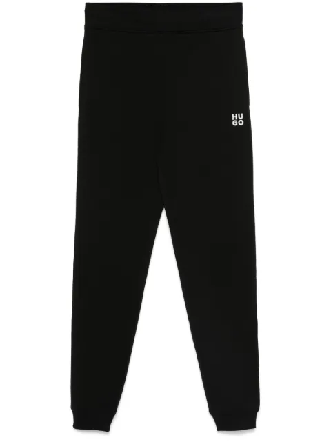 HUGO pants con logo bordado