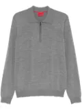 HUGO zip-up polo shirt - Grey