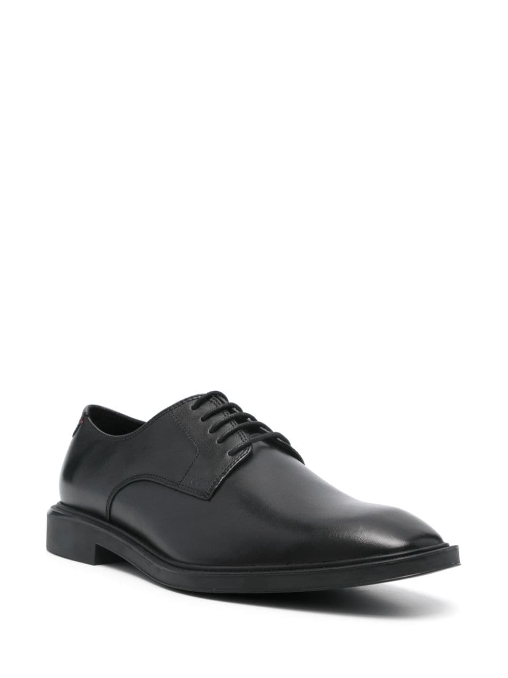 Shop Hugo Gryff Derby Shoes In Black