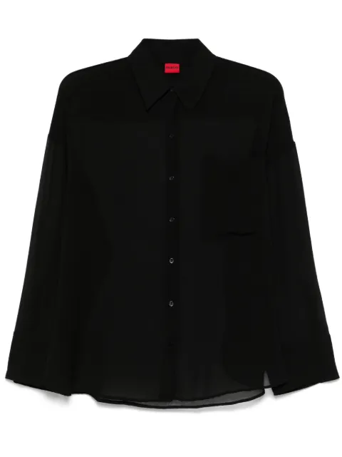 HUGO camisa transparente