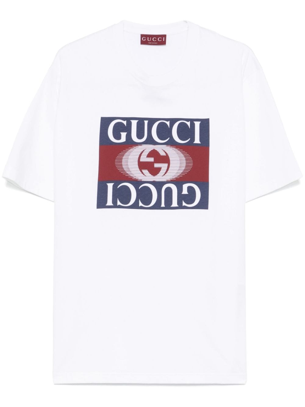 Shop Gucci Interlocking-g T-shirt In 白色