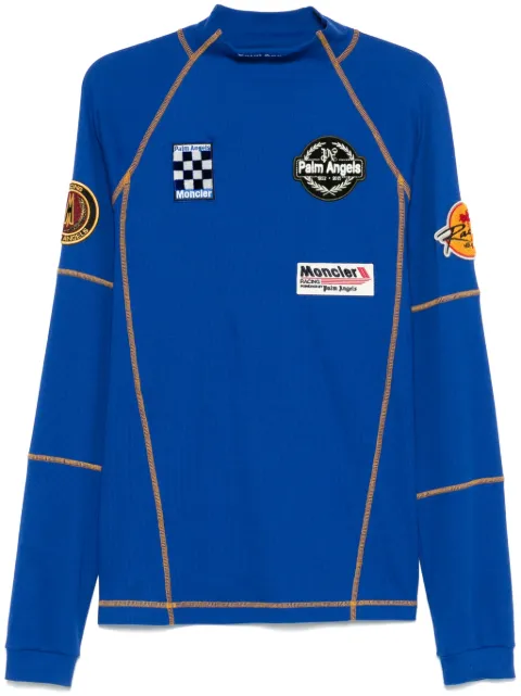 Palm Angels x Moncler patch-detail T-shirt  