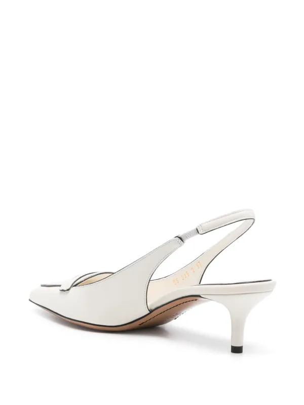 Valentino Garavani スリングバック パンプス | ホワイト | FARFETCH JP