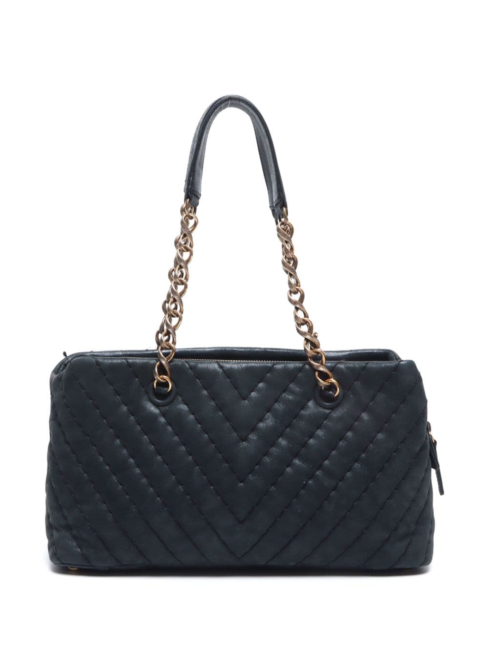 CHANEL Pre-Owned 2011 handtas met V-stiksel - Groen