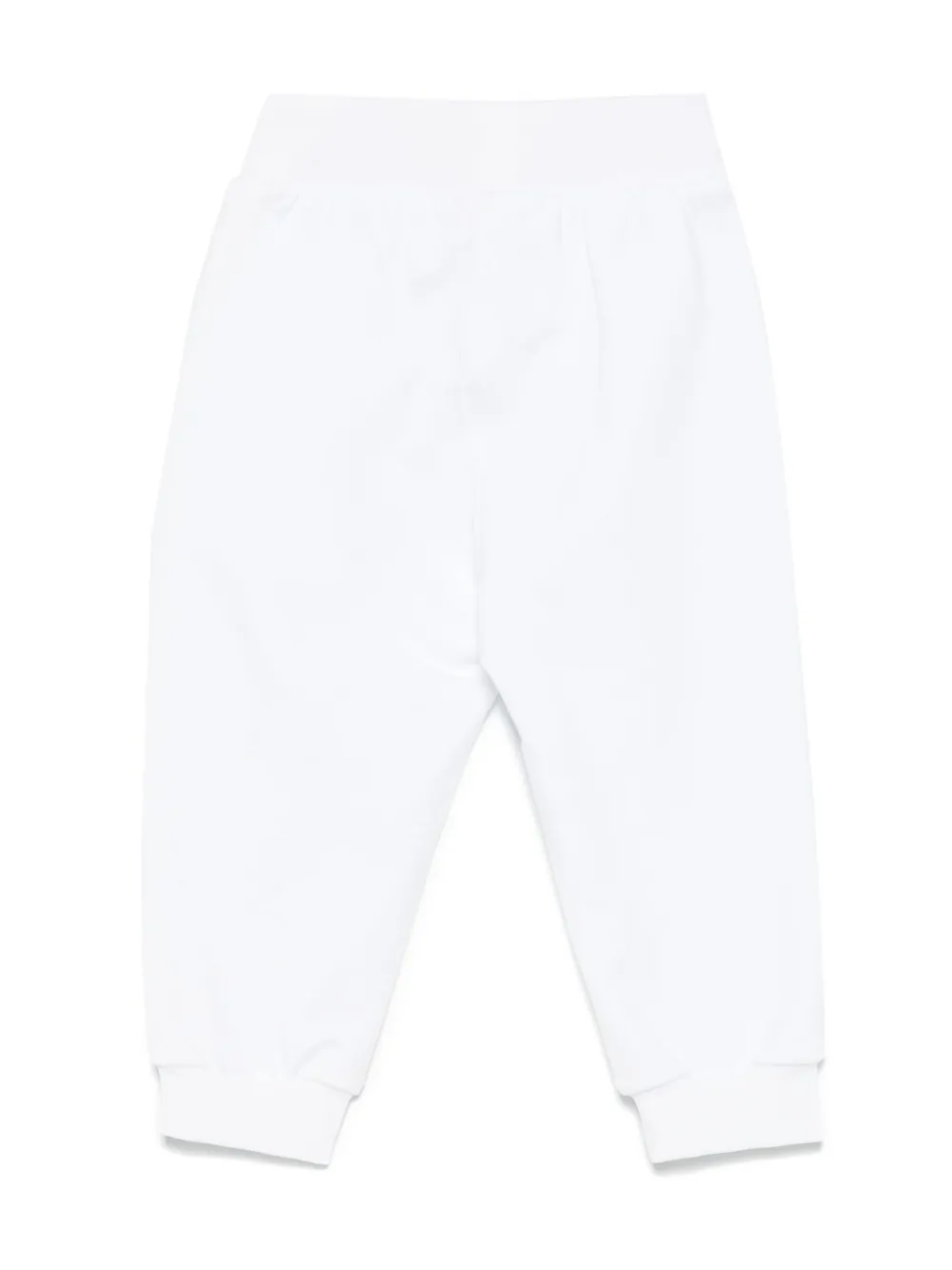 Monnalisa Trainingsbroek met bloemenprint Wit