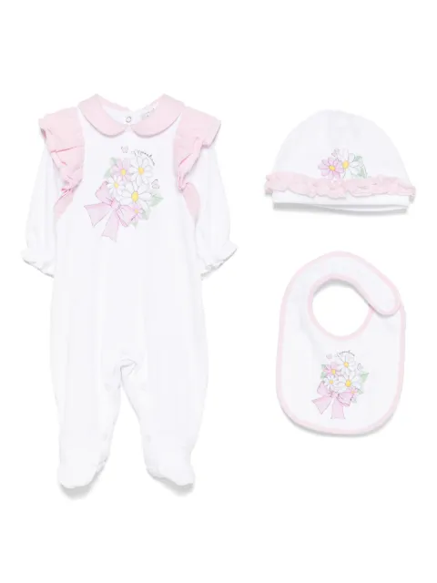 Monnalisa ruffled babygrow set