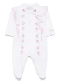 Monnalisa rose-print pyjamas - White