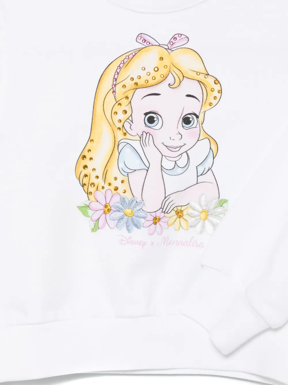 Monnalisa x Disney sweater met print Wit