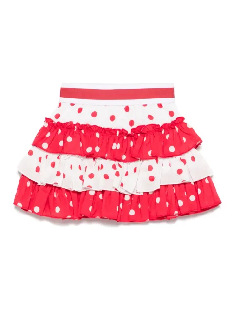 Monnalisa polka-dot mini skirt