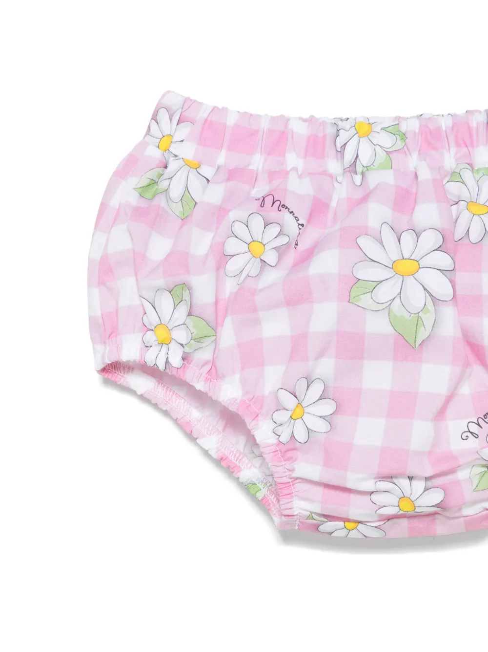 Monnalisa Jurk met gingham ruit Roze