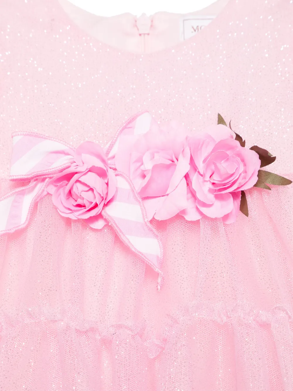 Monnalisa Tulen jurk Roze