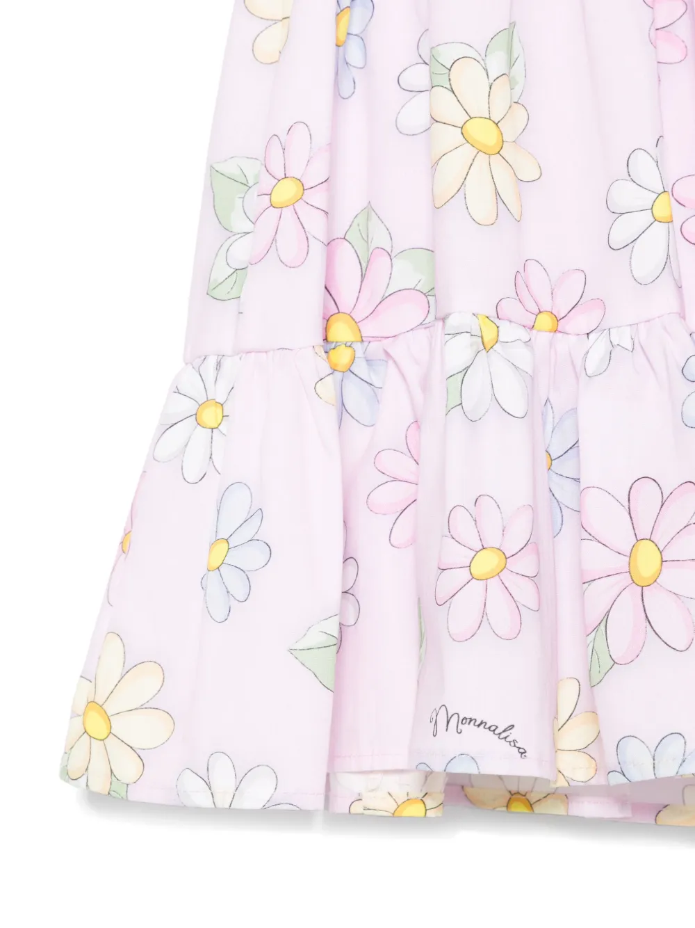 Monnalisa Jurk met bloemenprint Roze