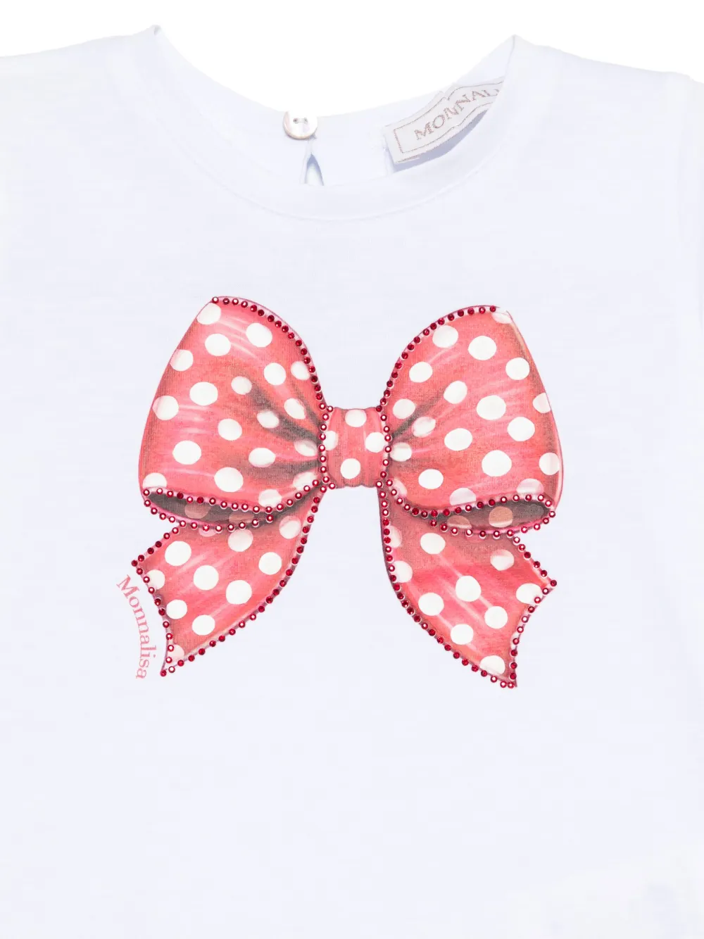 Monnalisa T-shirt met print Wit