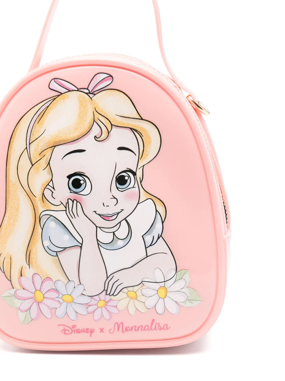 Monnalisa x Disney shopper met stripprint Roze