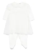 Monnalisa point d'esprit romper - White