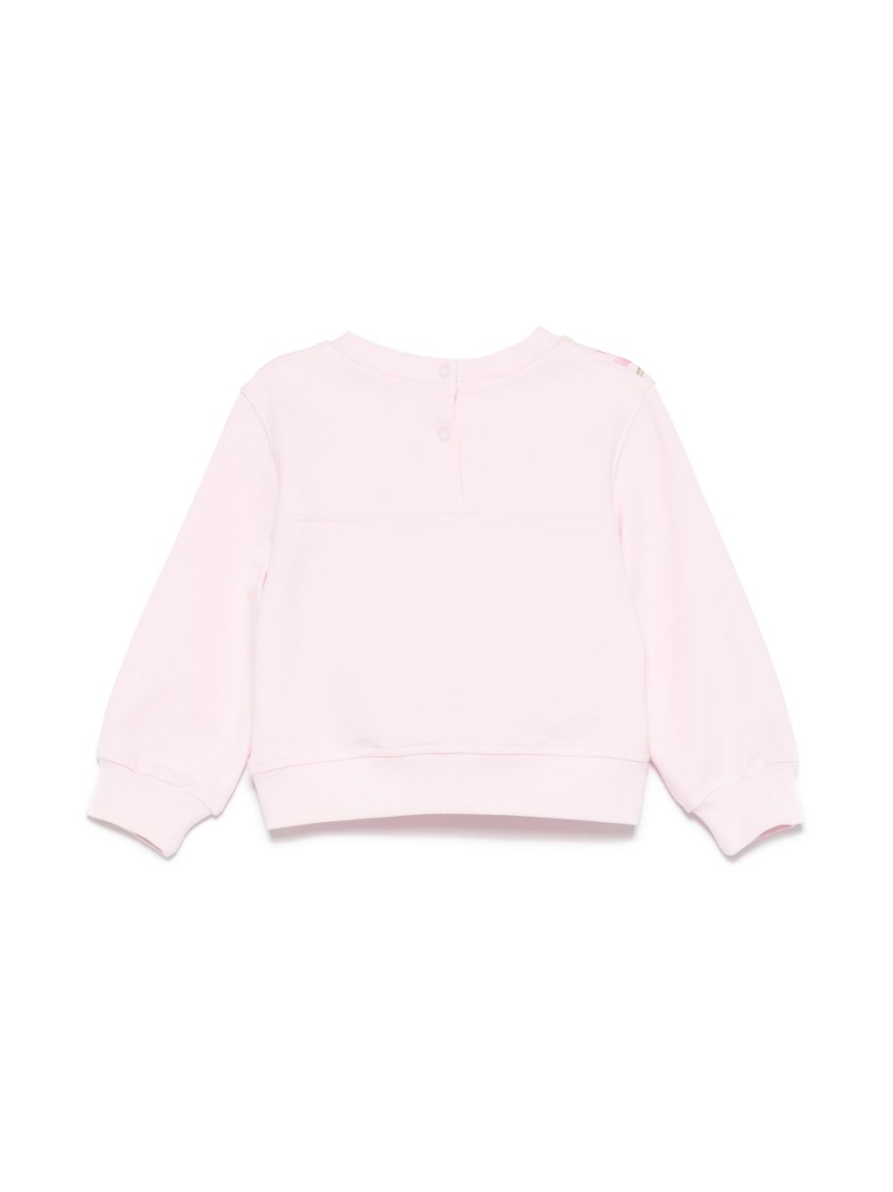 Monnalisa Sweater met roosprint - Roze