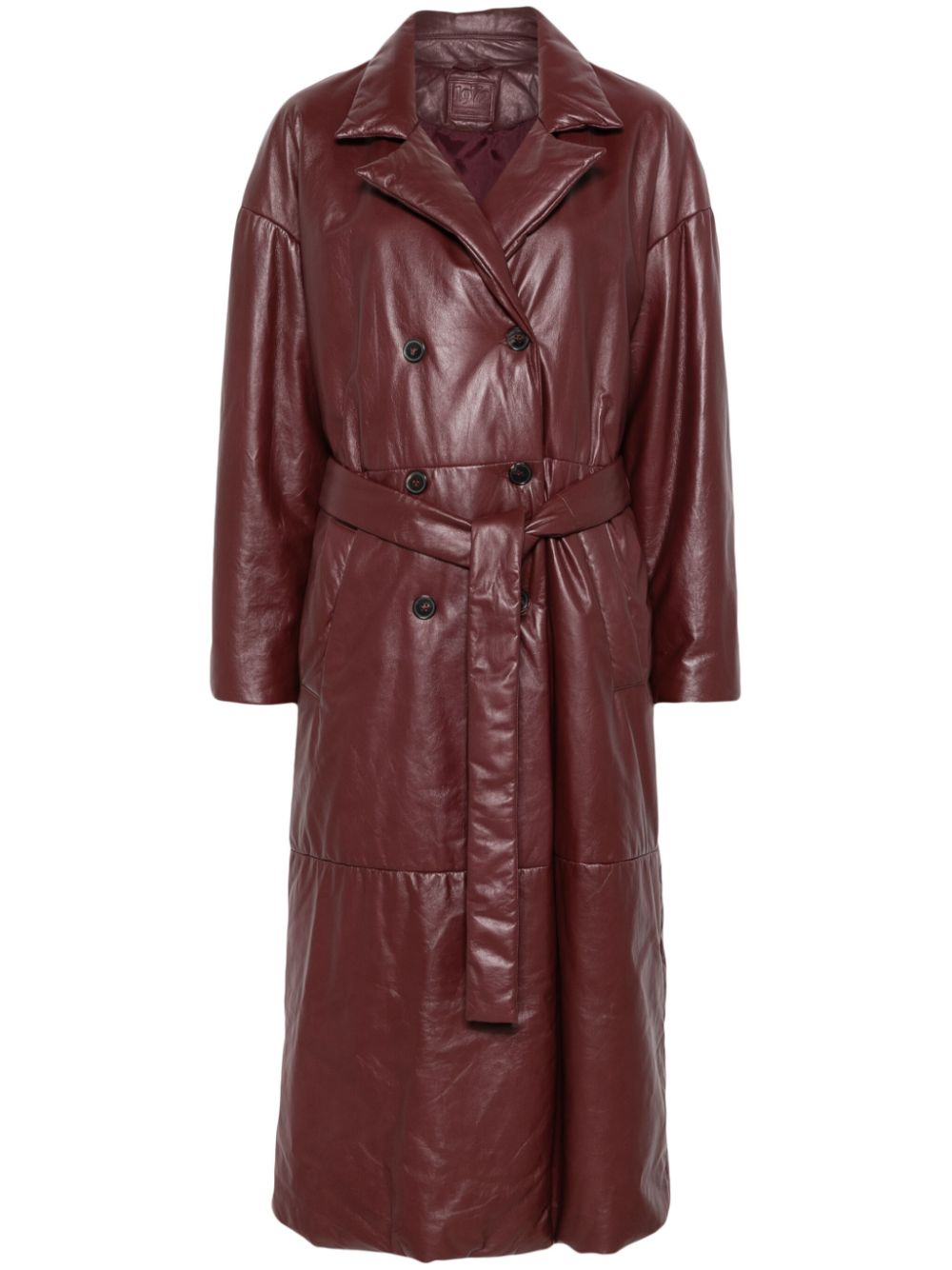 leather trench coat