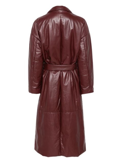 leather trench coat