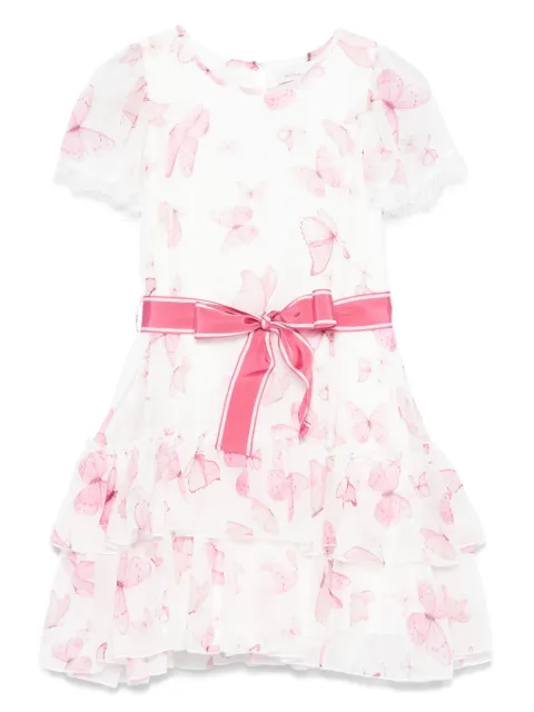 Monnalisa vestido con mariposas estampadas