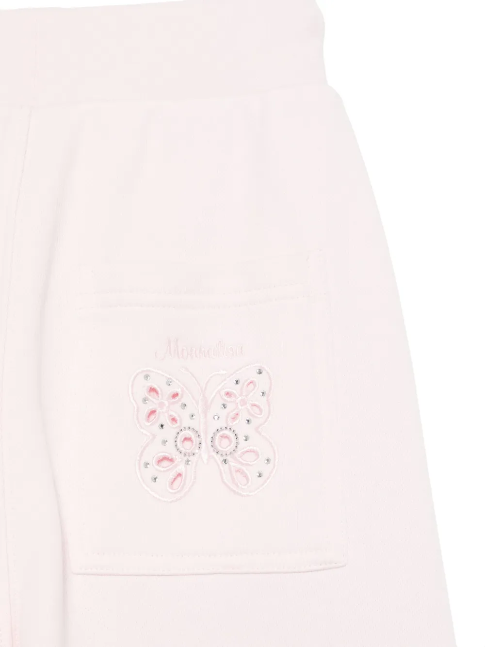Monnalisa Trainingsbroek met wijde pijpen Roze