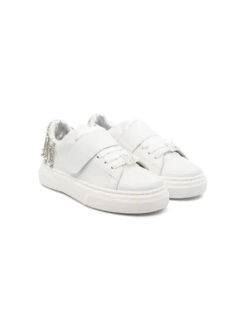 Monnalisa crystal-fringes sneakers
