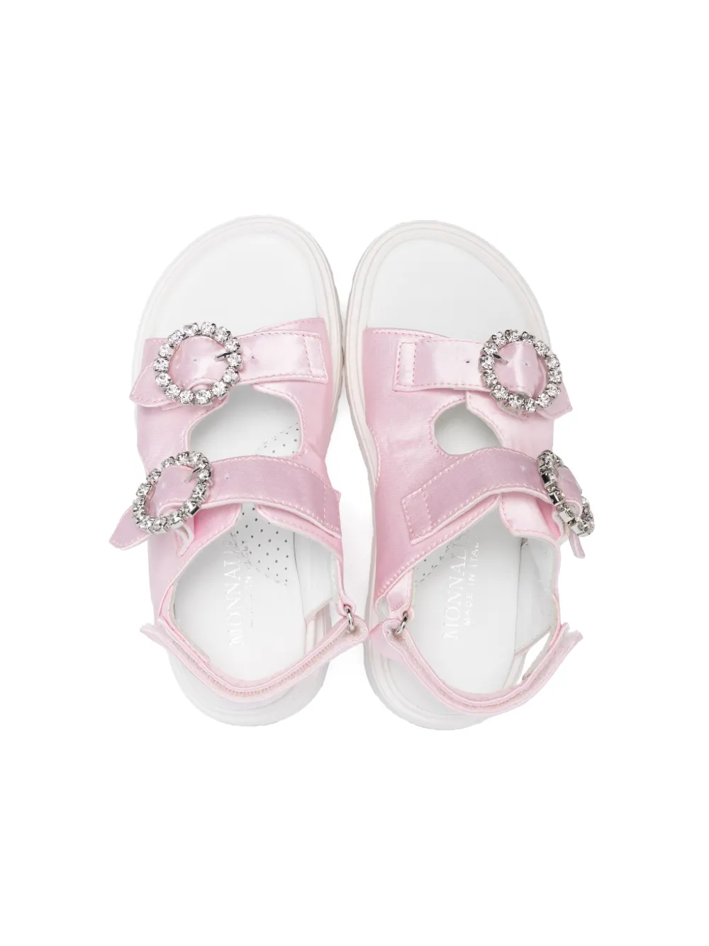Monnalisa satin sandals Pink