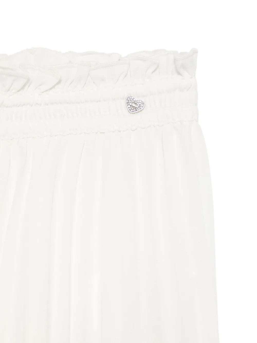 Monnalisa Plissé broek Wit