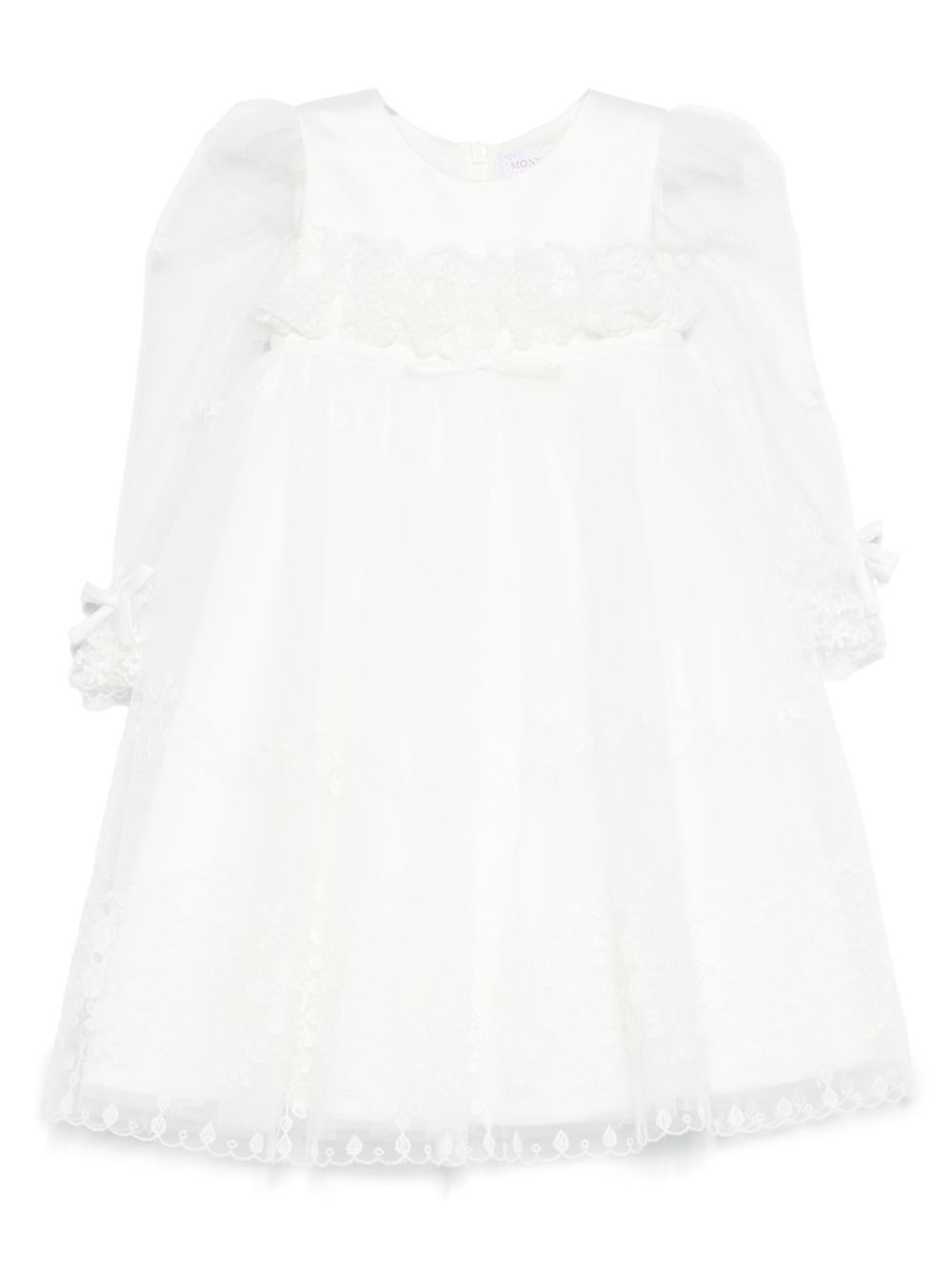 Monnalisa tulle dress - White