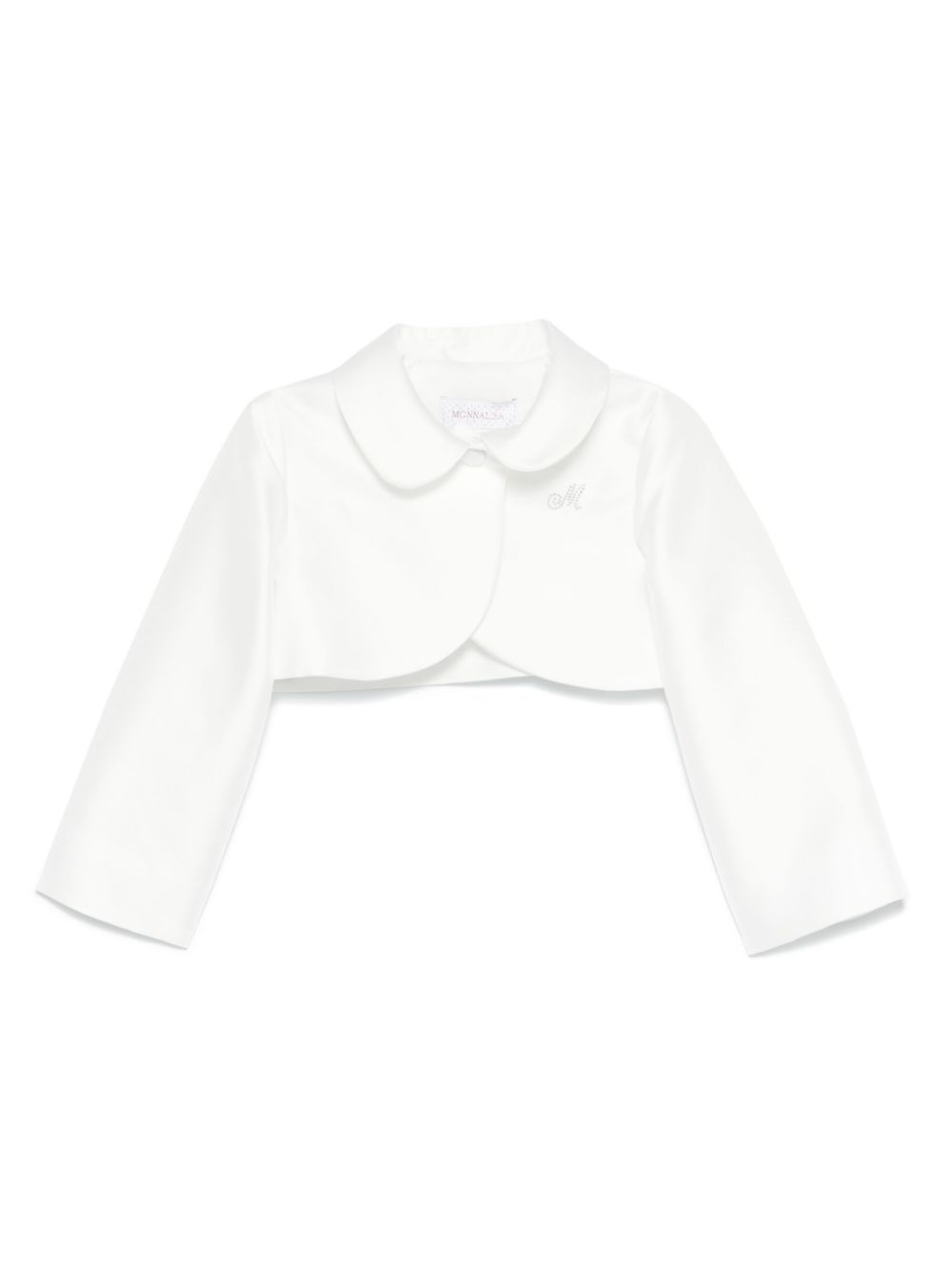 Monnalisa logo-embellished jacket - White