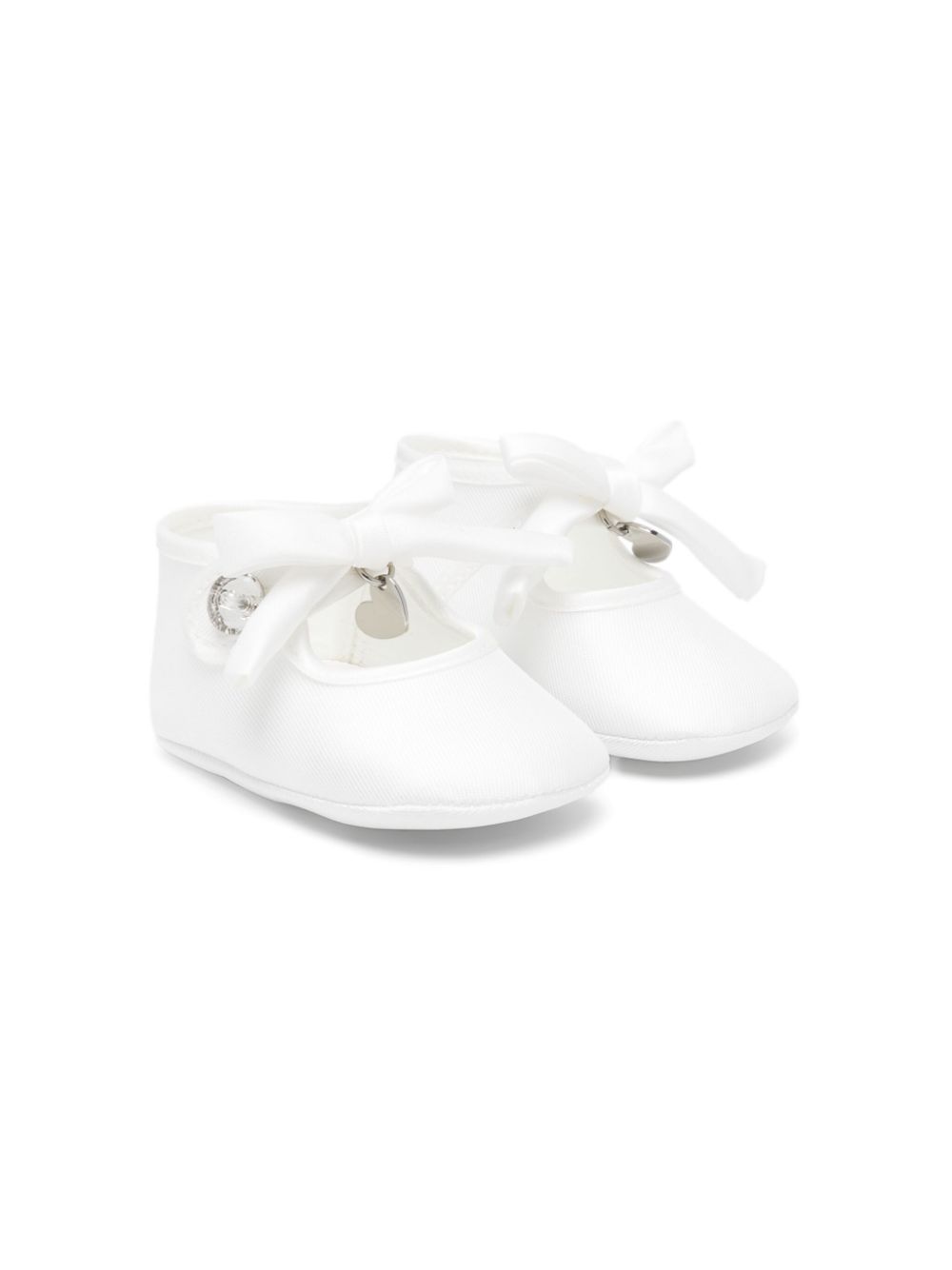 Monnalisa Babyschoentjes met strik-detail Wit