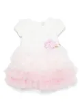 Monnalisa tiered dress - Pink