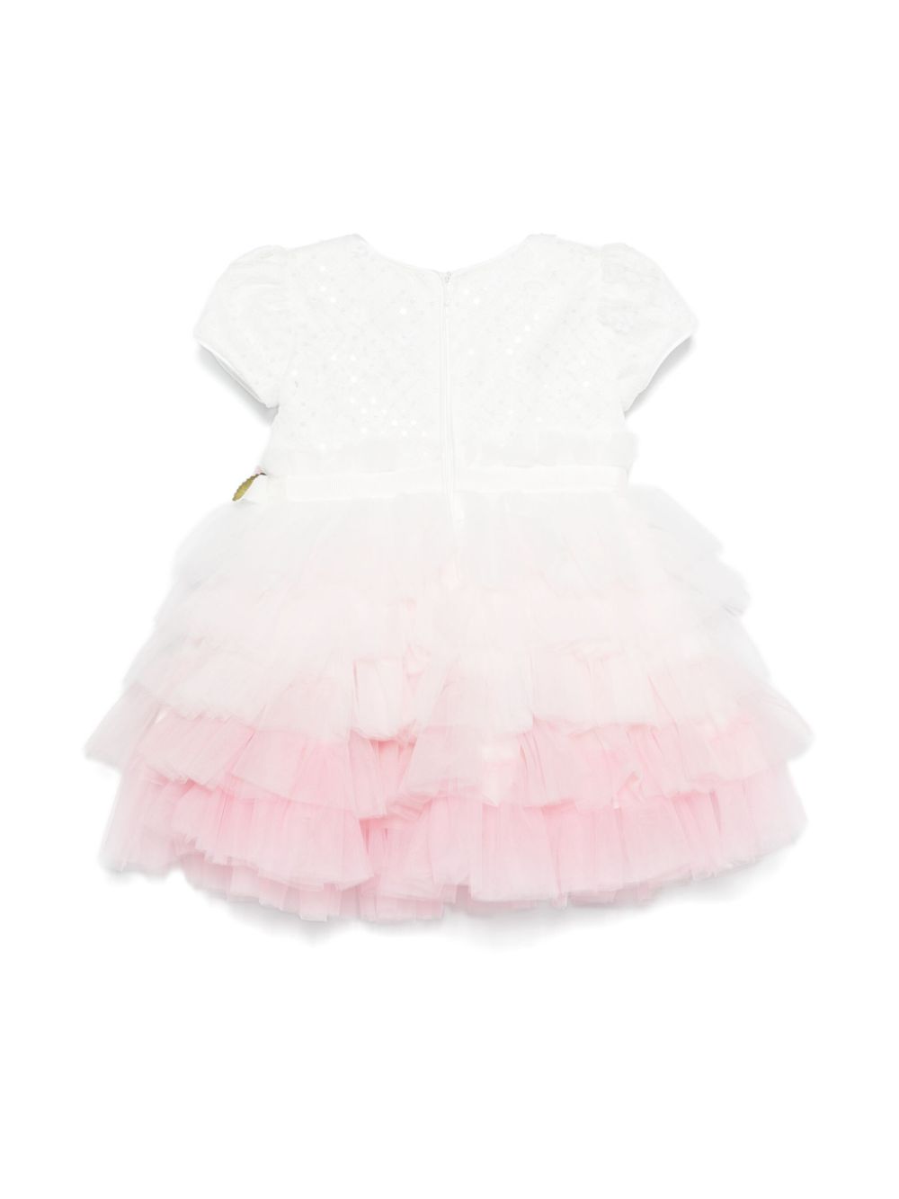 Monnalisa tiered dress - Pink