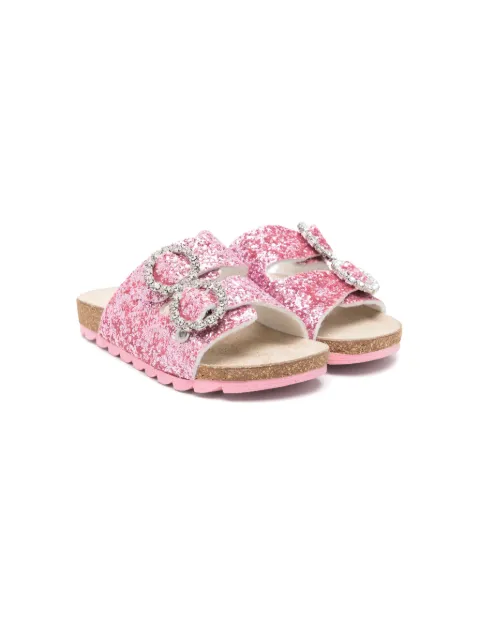 Monnalisa sandalias con glitter