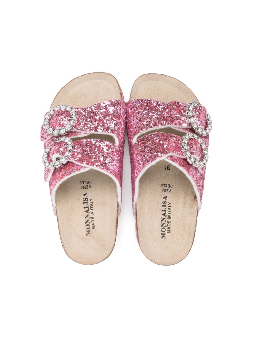 Monnalisa Sandalen met glitter Roze