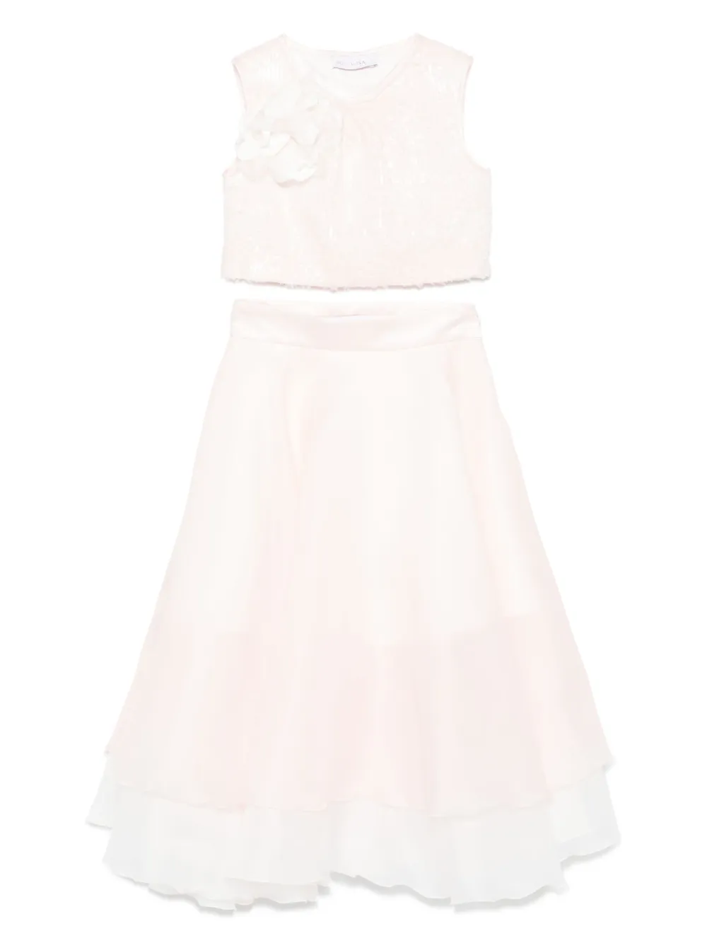 Monnalisa set de falda satinada | rosado | Image 1