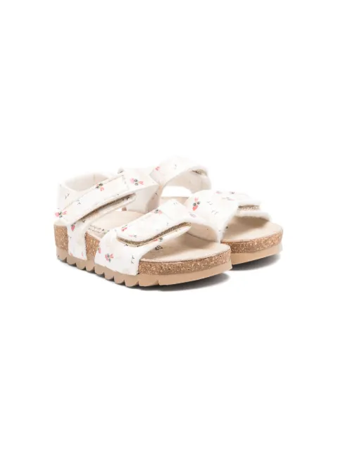 Monnalisa sandalias con estampado de gallo