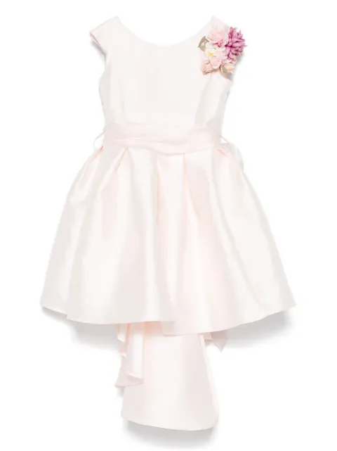 Monnalisa vestido con apliques florales