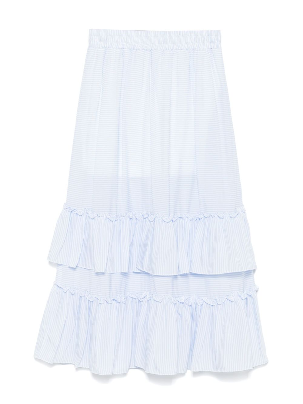 Monnalisa Gestreepte maxi-rok - Blauw