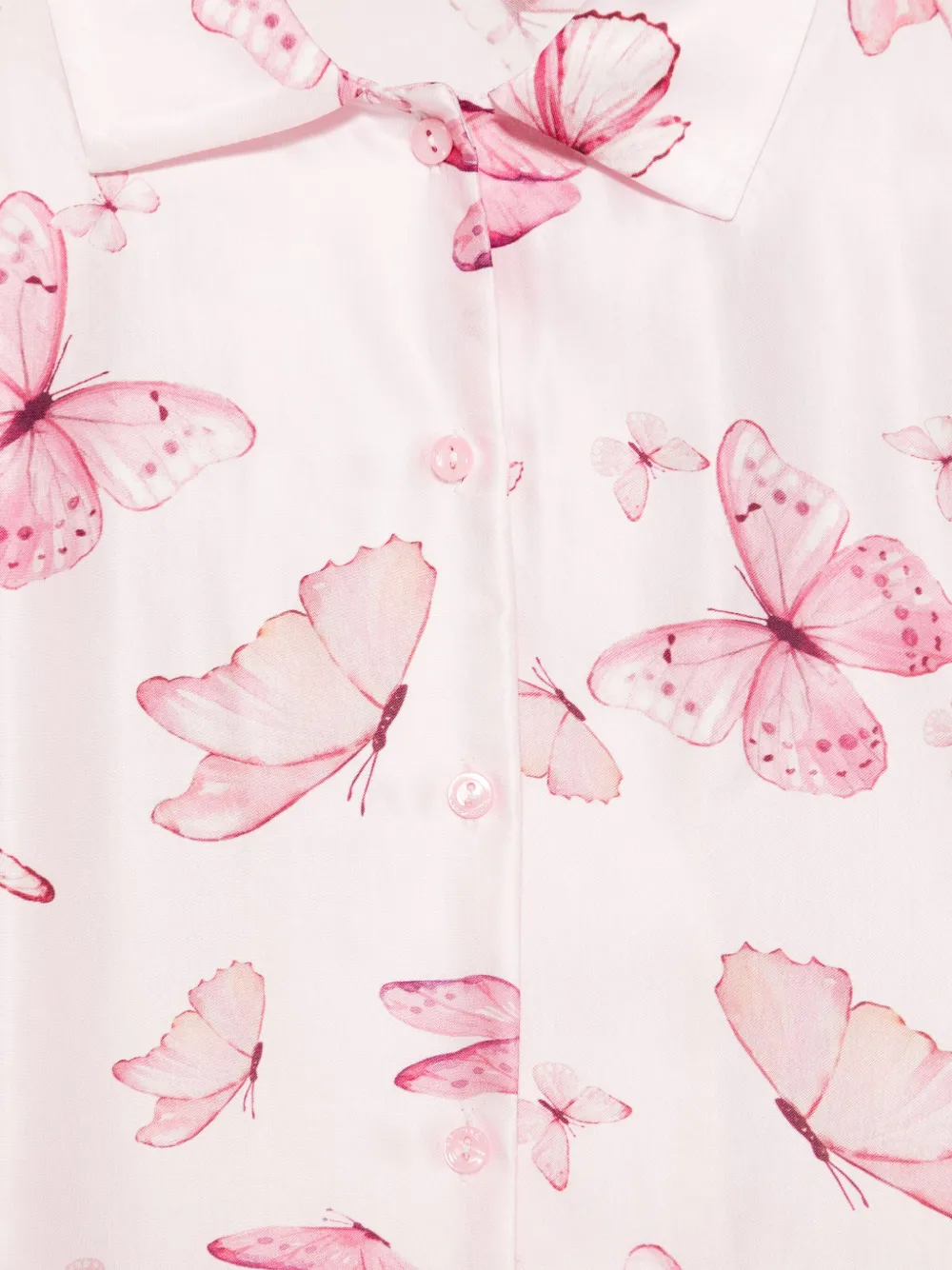 Monnalisa Shirt met vlinderprint Roze